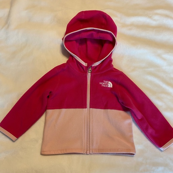 EUC North Face Glacier Fleece 3-6mo - Picture 2 of 3